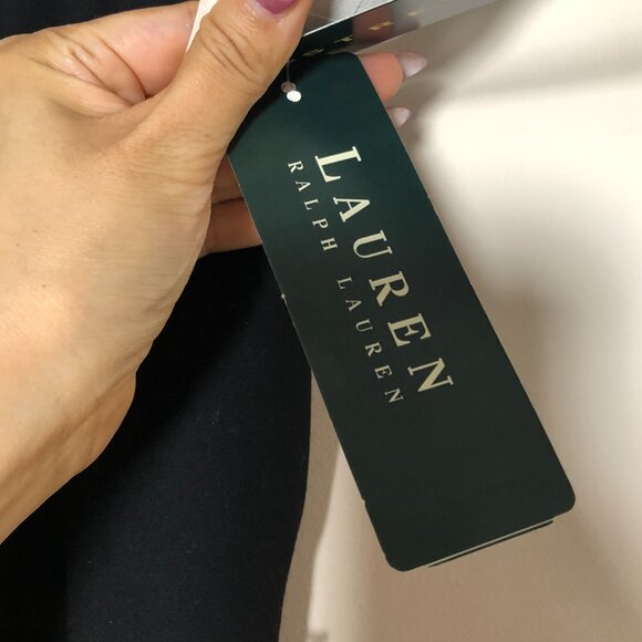 NWT Lauren Ralph Lauren Black Wool Pants 14 - Picture 8 of 11